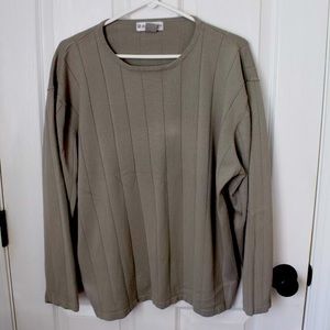 Taupe Henley style top, Karen Scott, 1x